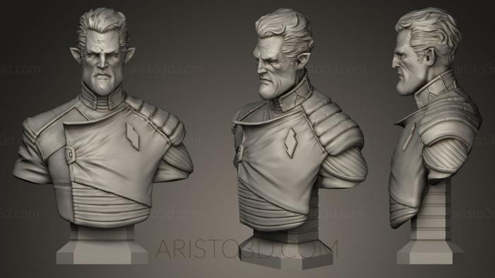 Busts of heroes and monsters (BUSTH_0003) 3D model for CNC machine